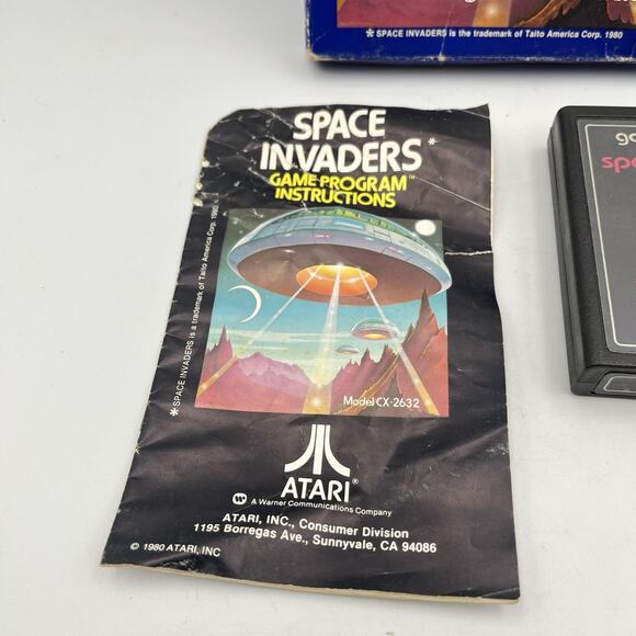 Space Invaders (Atari 2600) 1978 Complete in Box CIB Cleaned & Tested - Picture 3 of 8